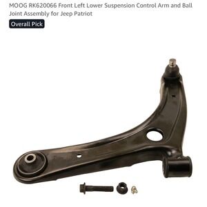 MOOG‎ RK620066 Front Left Lower Suspension Control Arm and Ball Joint Assembly